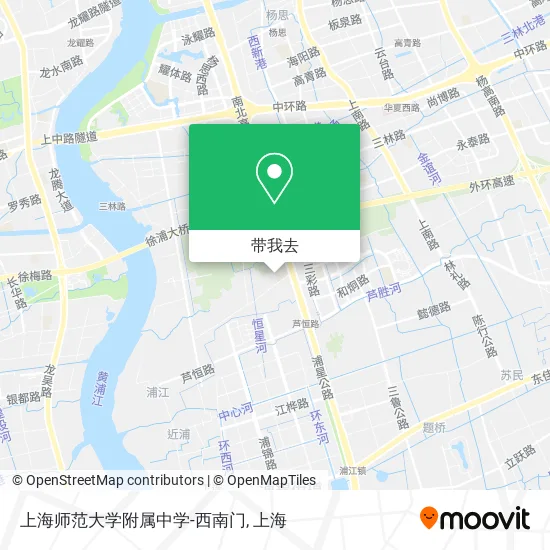 上海师范大学附属中学-西南门地图