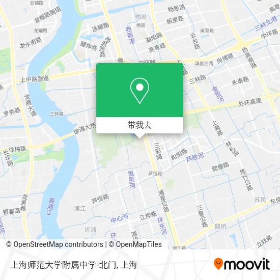 上海师范大学附属中学-北门地图