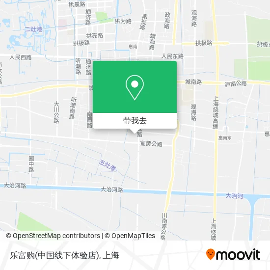 乐富购(中国线下体验店)地图