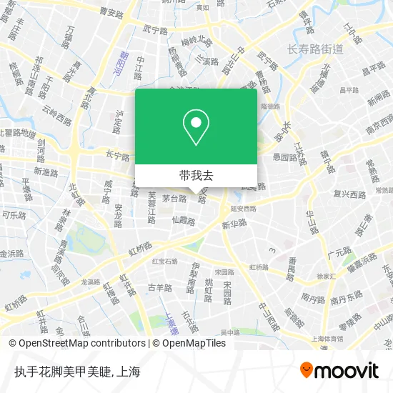 执手花脚美甲美睫地图