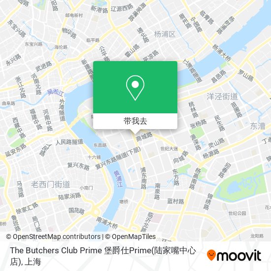 The Butchers Club Prime 堡爵仕Prime(陆家嘴中心店)地图