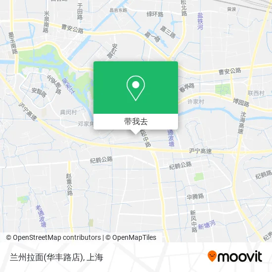 兰州拉面(华丰路店)地图