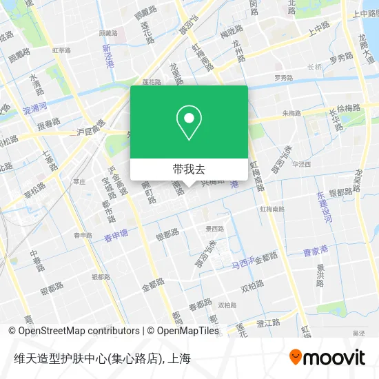 维天造型护肤中心(集心路店)地图