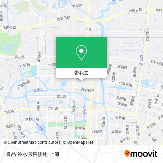 誉品·谷水湾售楼处地图