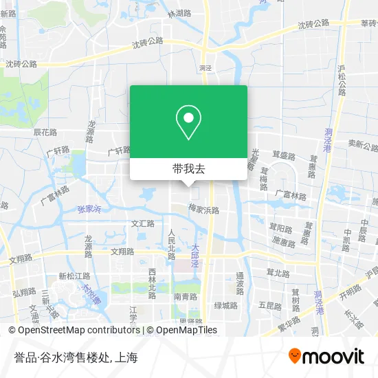 誉品·谷水湾售楼处地图