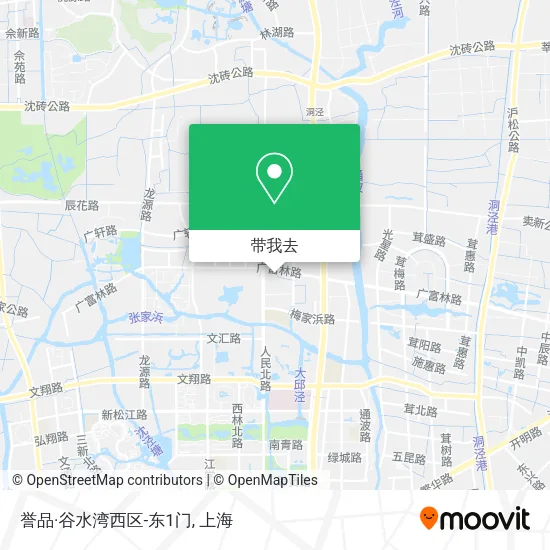誉品·谷水湾西区-东1门地图