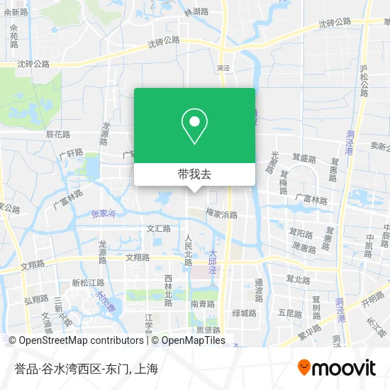 誉品·谷水湾西区-东门地图