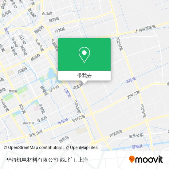 华特机电材料有限公司-西北门地图