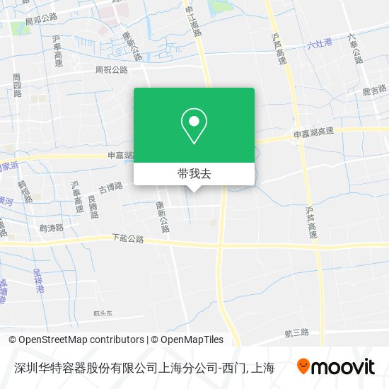 深圳华特容器股份有限公司上海分公司-西门地图