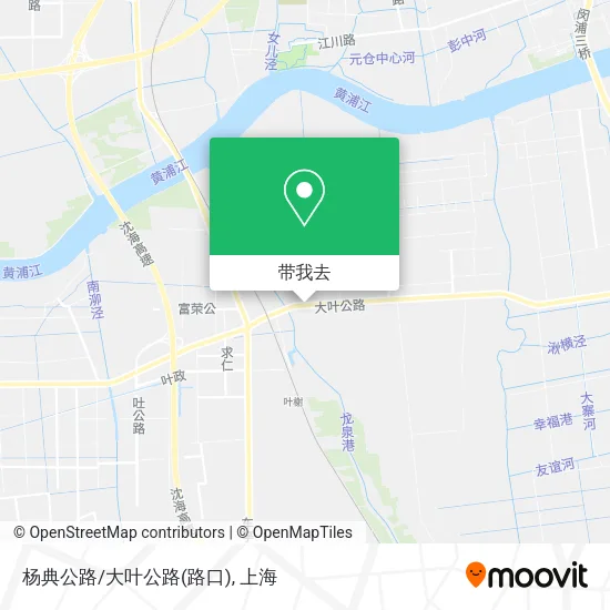 杨典公路/大叶公路(路口)地图
