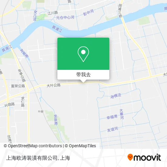 上海欧涛装潢有限公司地图