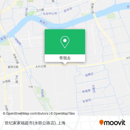 世纪家家福超市(永联公路店)地图