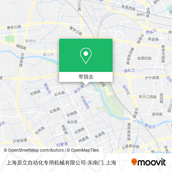 上海原立自动化专用机械有限公司-东南门地图