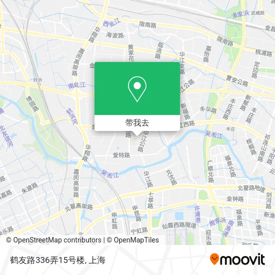 鹤友路336弄15号楼地图