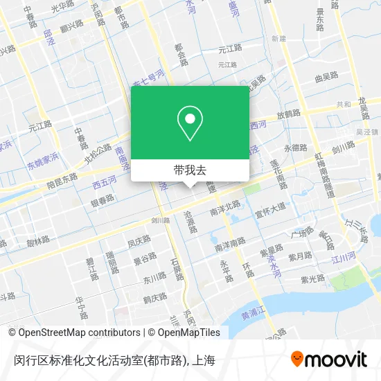 闵行区标准化文化活动室(都市路)地图