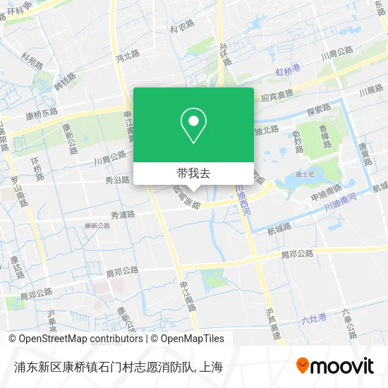 浦东新区康桥镇石门村志愿消防队地图
