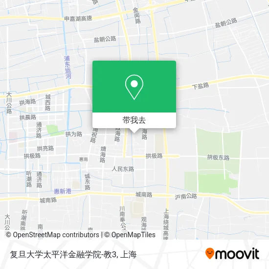 复旦大学太平洋金融学院-教3地图