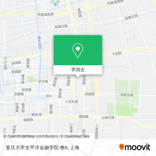 复旦大学太平洋金融学院-教6地图