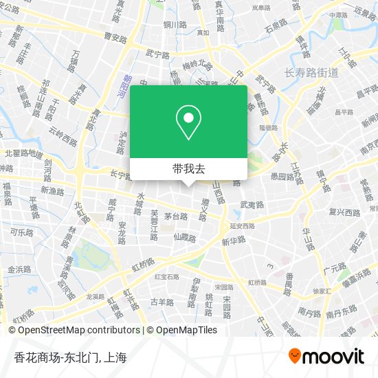 香花商场-东北门地图