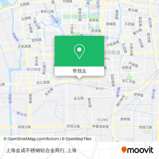 上海金成不锈钢铝合金商行地图