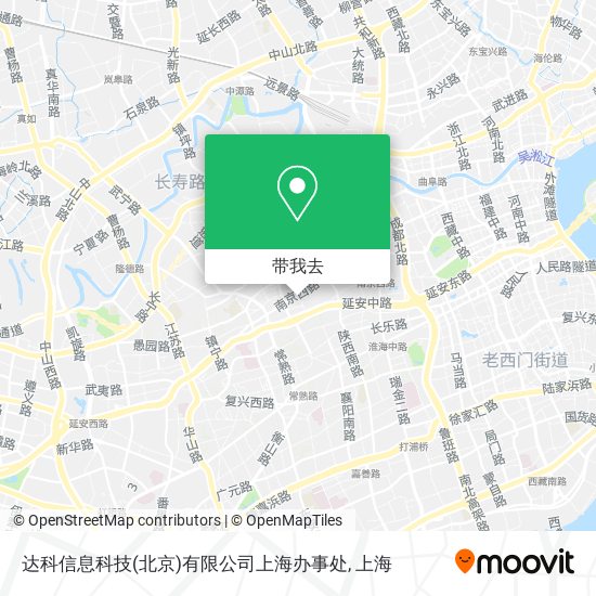 达科信息科技(北京)有限公司上海办事处地图
