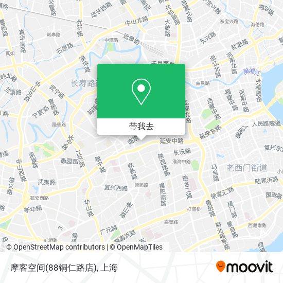 摩客空间(88铜仁路店)地图
