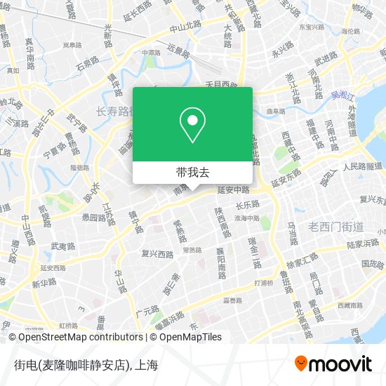 街电(麦隆咖啡静安店)地图