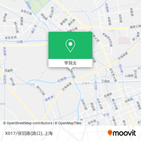 X017/张旧路(路口)地图