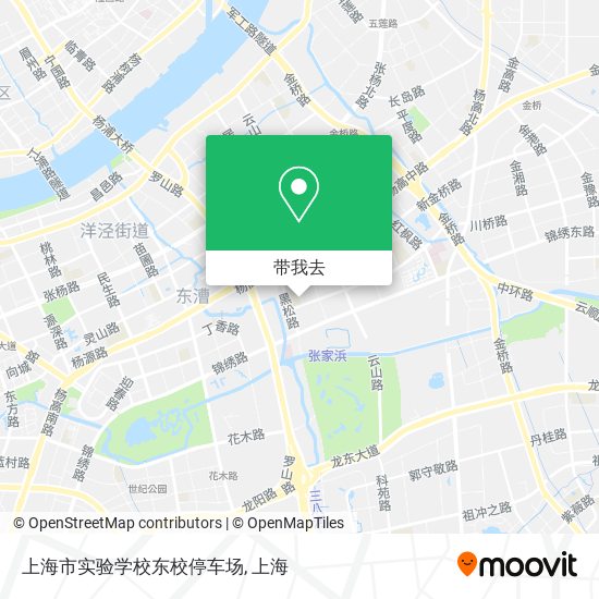 上海市实验学校东校停车场地图