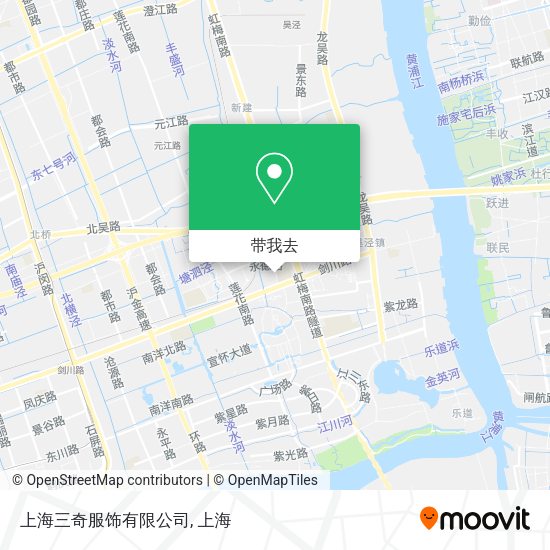 上海三奇服饰有限公司地图