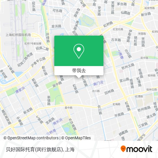 贝好国际托育(闵行旗舰店)地图