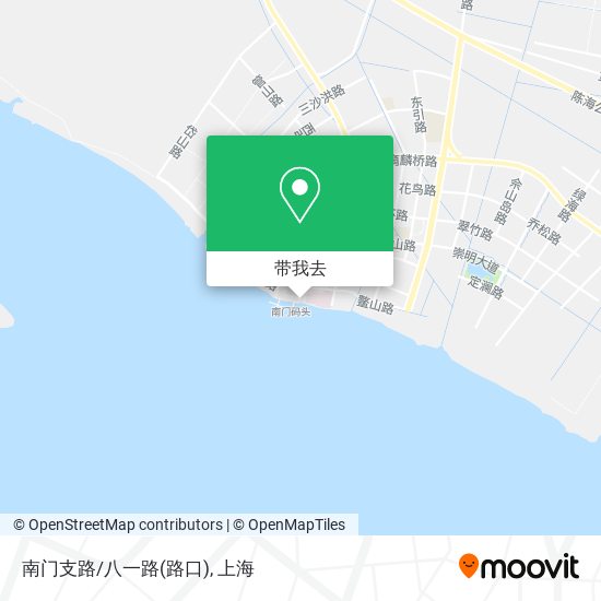 南门支路/八一路(路口)地图