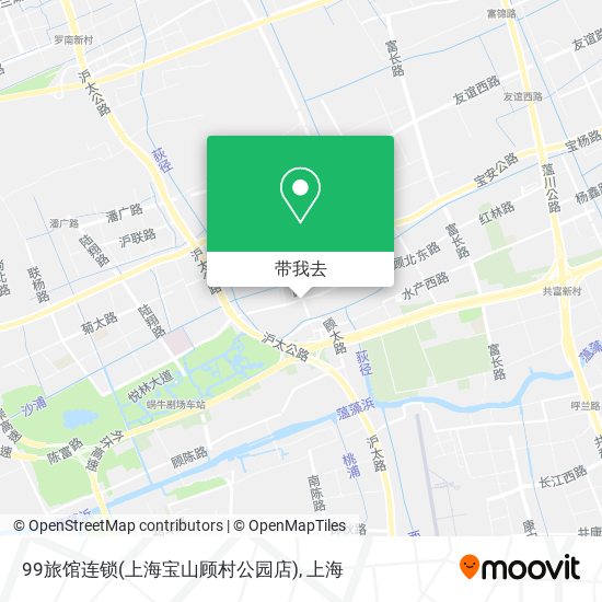 99旅馆连锁(上海宝山顾村公园店)地图