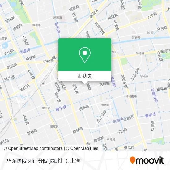 华东医院闵行分院(西北门)地图