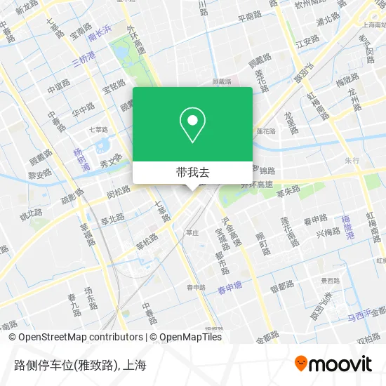 路侧停车位(雅致路)地图