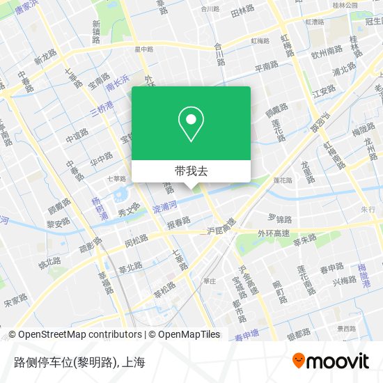 路侧停车位(黎明路)地图