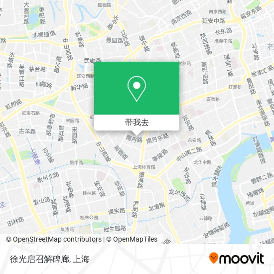 徐光启召解碑廊地图