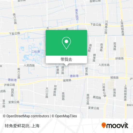 转角爱鲜花坊地图
