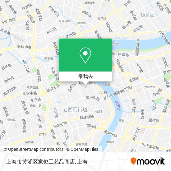 上海市黄浦区家俊工艺品商店地图