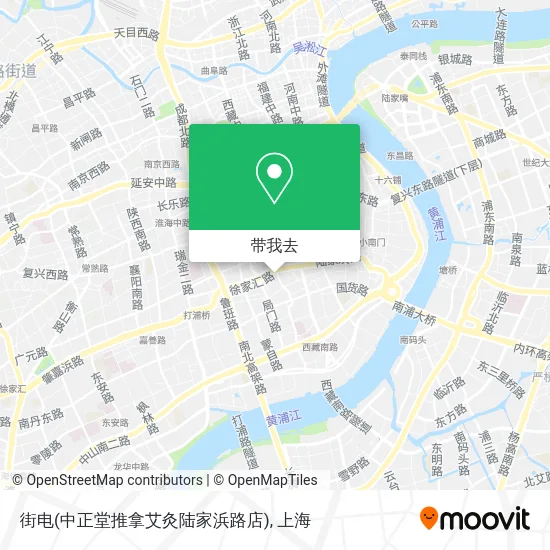 街电(中正堂推拿艾灸陆家浜路店)地图