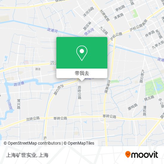 上海矿世实业地图