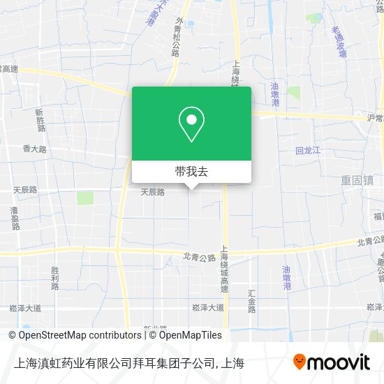 上海滇虹药业有限公司拜耳集团子公司地图