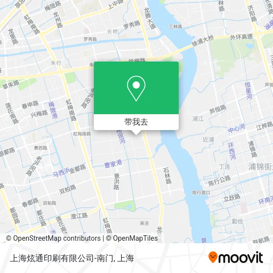 上海炫通印刷有限公司-南门地图