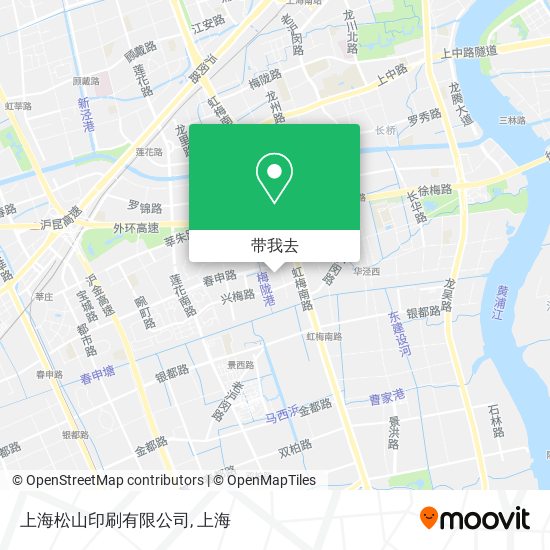 上海松山印刷有限公司地图