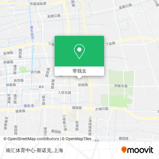 南汇体育中心-斯诺克地图