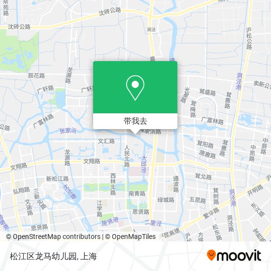 松江区龙马幼儿园地图