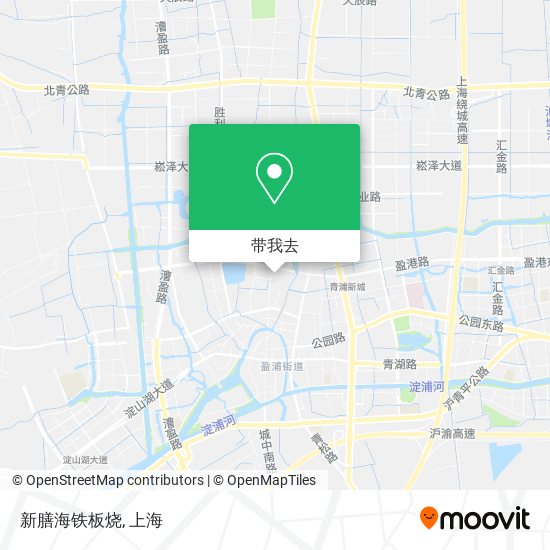 新膳海铁板烧地图