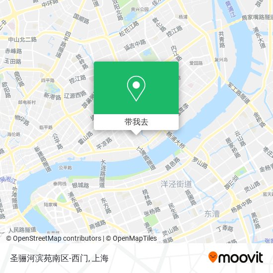 圣骊河滨苑南区-西门地图