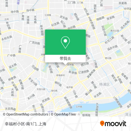 幸福村小区-南1门地图