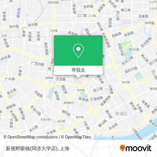 新视野眼镜(同济大学店)地图